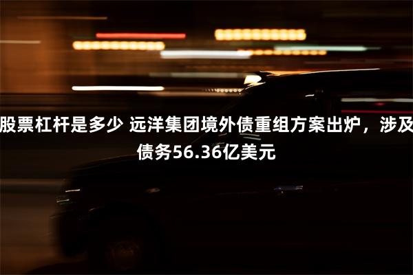 股票杠杆是多少 远洋集团境外债重组方案出炉，涉及债务56.36亿美元