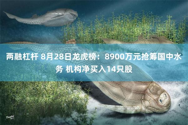 两融杠杆 8月28日龙虎榜：8900万元抢筹国中水务 机构净买入14只股