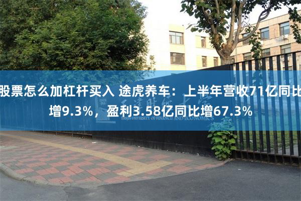 股票怎么加杠杆买入 途虎养车：上半年营收71亿同比增9.3%，盈利3.58亿同比增67.3%