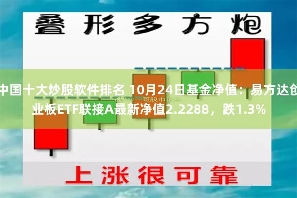 中国十大炒股软件排名 10月24日基金净值：易方达创业板ETF联接A最新净值2.2288，跌1.3%